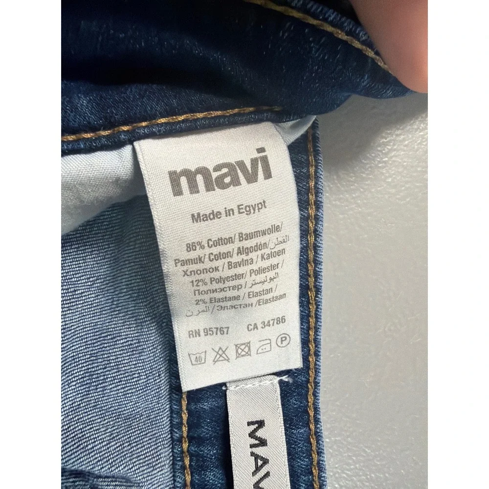 Mavi Marcus Jeans Mens 38x32 Dark Wash Blue‎ Slim Straight Leg Stretch Denim